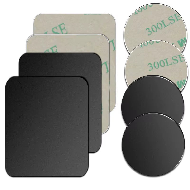 Magnetic Metal Plate for Car Phone Holder  Iron Sheet Disk Sticker Mount Mobile Phone Magnet Stand for Iphone