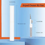 3-In-1 Small Bluetooth Earbud Cleaning Tool Multi-Function Cleaning Kit with Cleaning Pen, Wireless Headset Brush