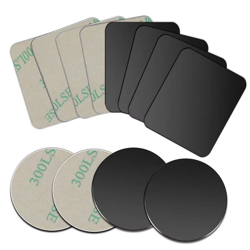 Magnetic Metal Plate for Car Phone Holder  Iron Sheet Disk Sticker Mount Mobile Phone Magnet Stand for Iphone